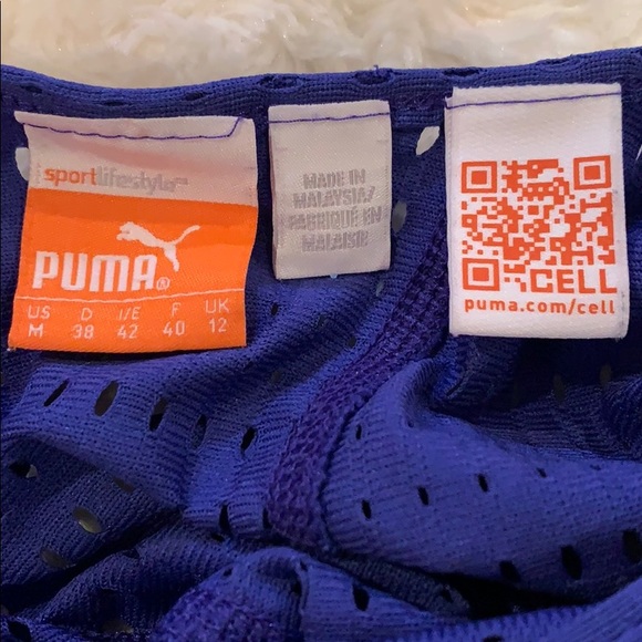 Navy Puma workout tank - Picture 5 of 5